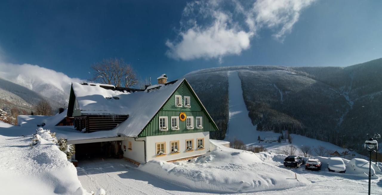 Pension Slunecnice & Panorama Restaurace Farma Špindlerŭv Mlýn Extérieur photo